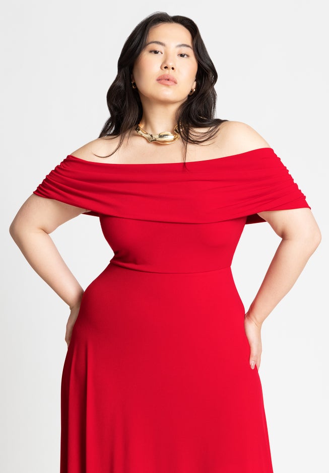 Off The Shoulder Maxi Dress image number 2