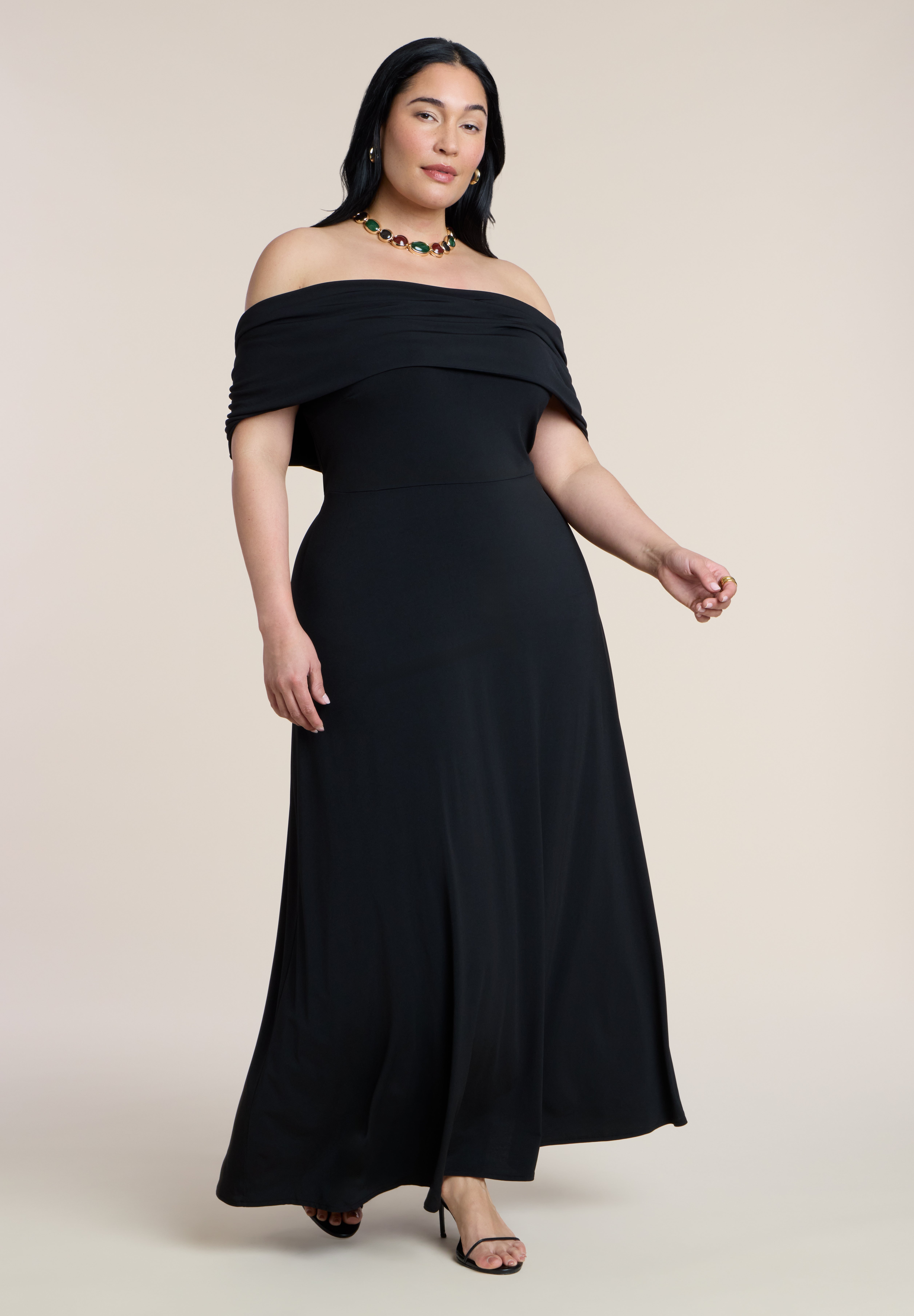 Off The Shoulder Maxi Dress image number 0