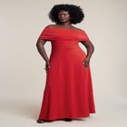 Off The Shoulder Maxi Dress image number null