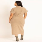 Short Sleeve Sweater Dress image number null