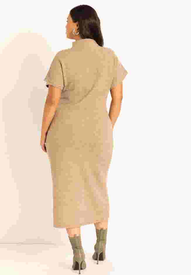 Short Sleeve Sweater Dress image number 1