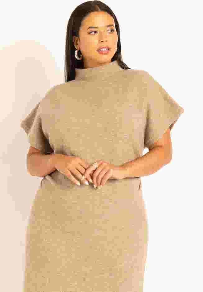 Short Sleeve Sweater Dress image number 2