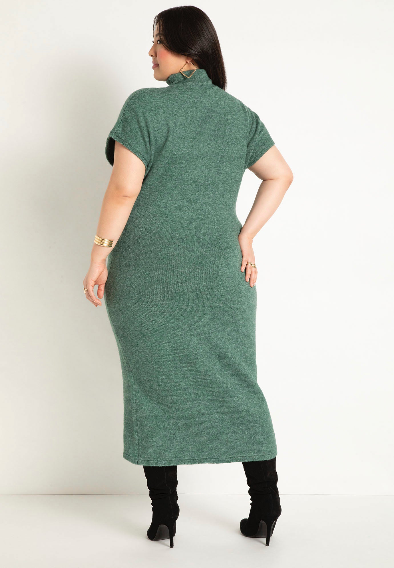 Short Sleeve Sweater Dress image number 1