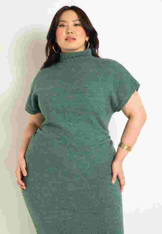 Short Sleeve Sweater Dress image number 2