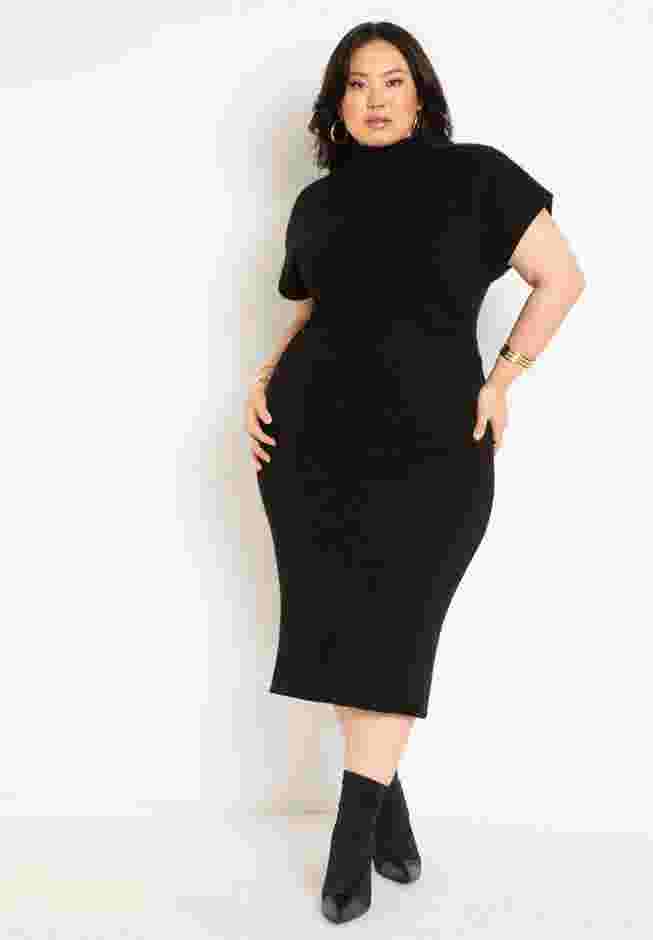 Short Sleeve Sweater Dress image number 0