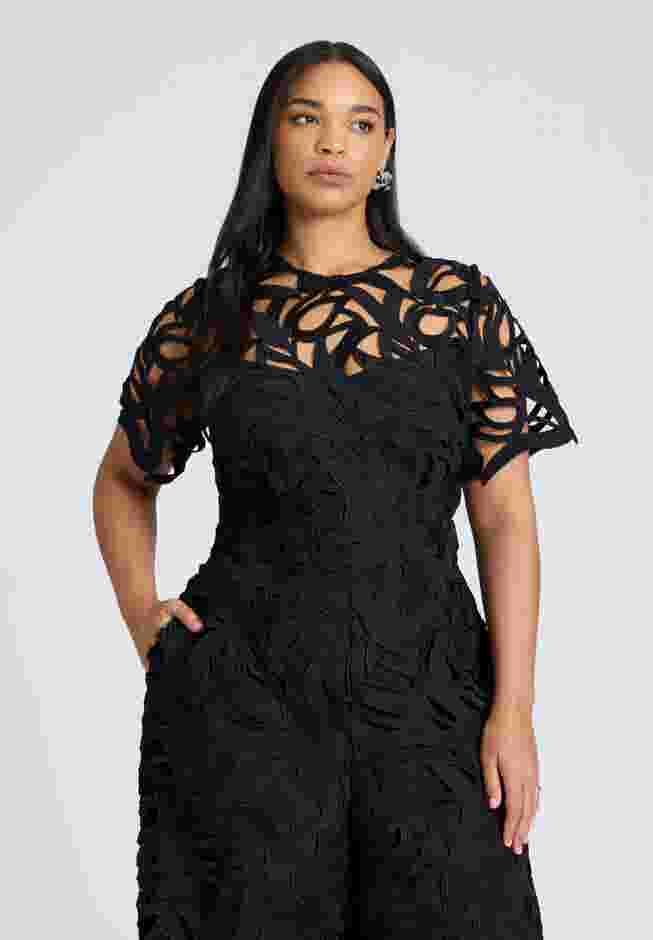 Bridal by ELOQUII Lace Jumpsuit image number 2