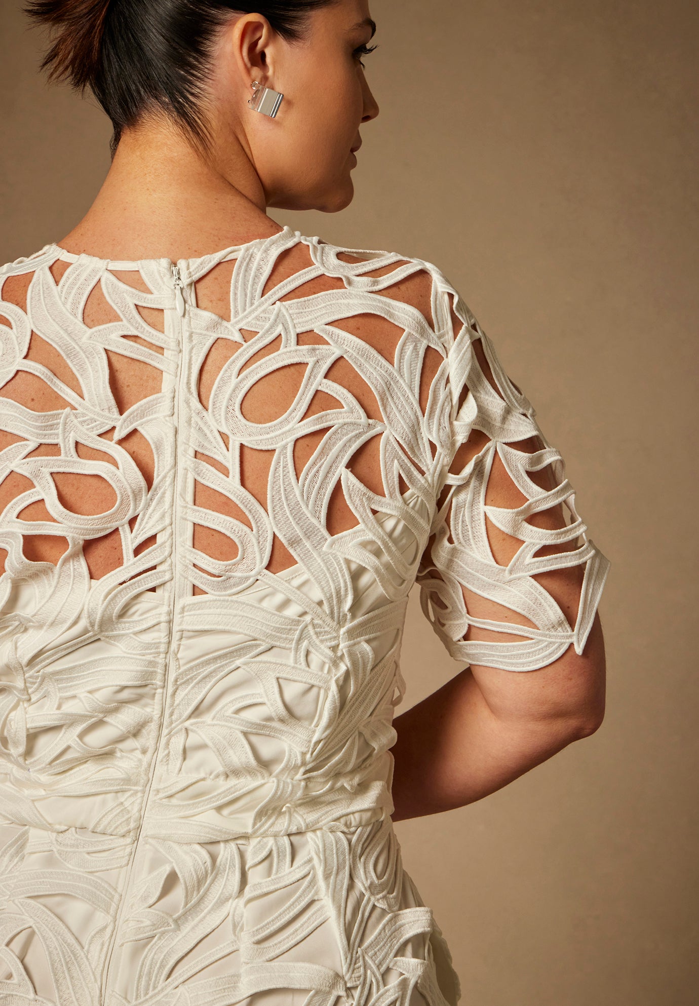 Bridal by ELOQUII Lace Jumpsuit image number 2