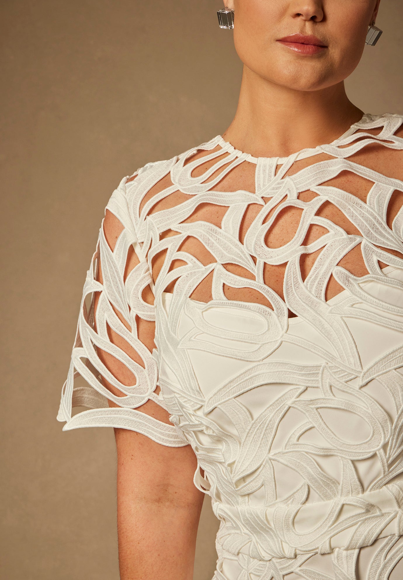 Bridal by ELOQUII Lace Jumpsuit image number 3