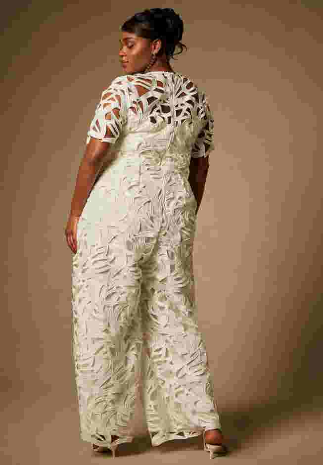 Bridal by ELOQUII Lace Jumpsuit image number 5