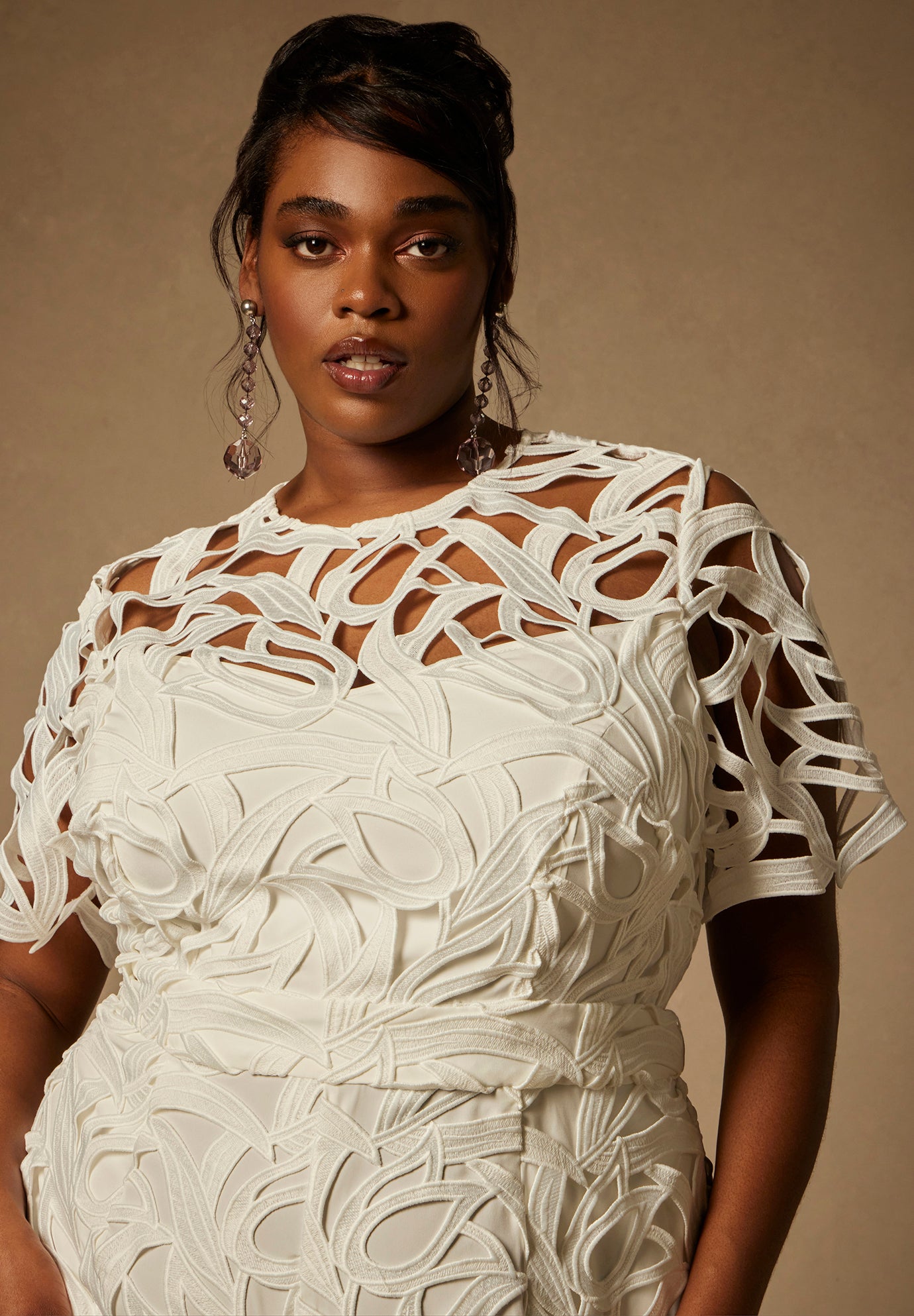 Bridal by ELOQUII Lace Jumpsuit image number 6