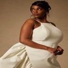 Bridal by ELOQUII Midi Flounce Dress image number null