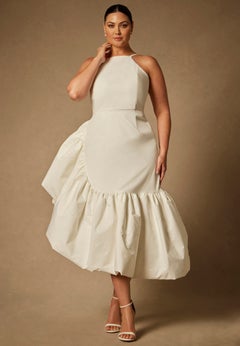 Bridal By Eloquii Midi Flounce Dress