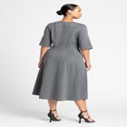 Seam Detail Ponte Work Dress image number null