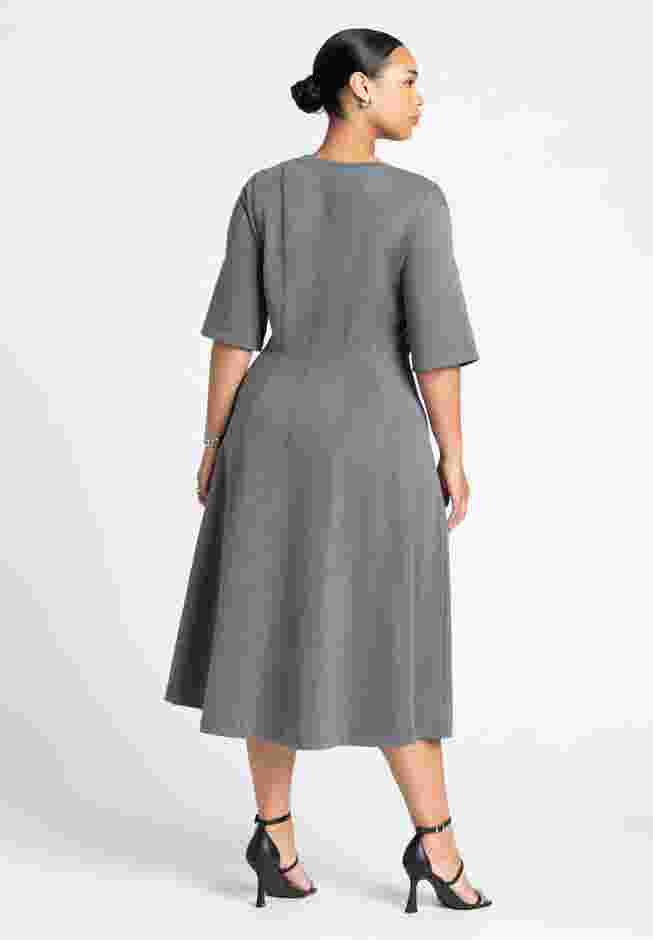 Seam Detail Ponte Work Dress image number 1
