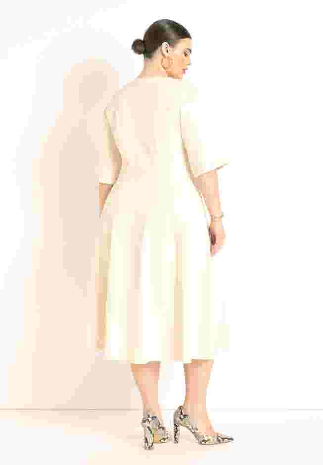Seam Detail Ponte Work Dress image number 1