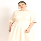 Seam Detail Ponte Work Dress image number null