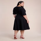 Seam Detail Ponte Workwear Midi Dress image number null