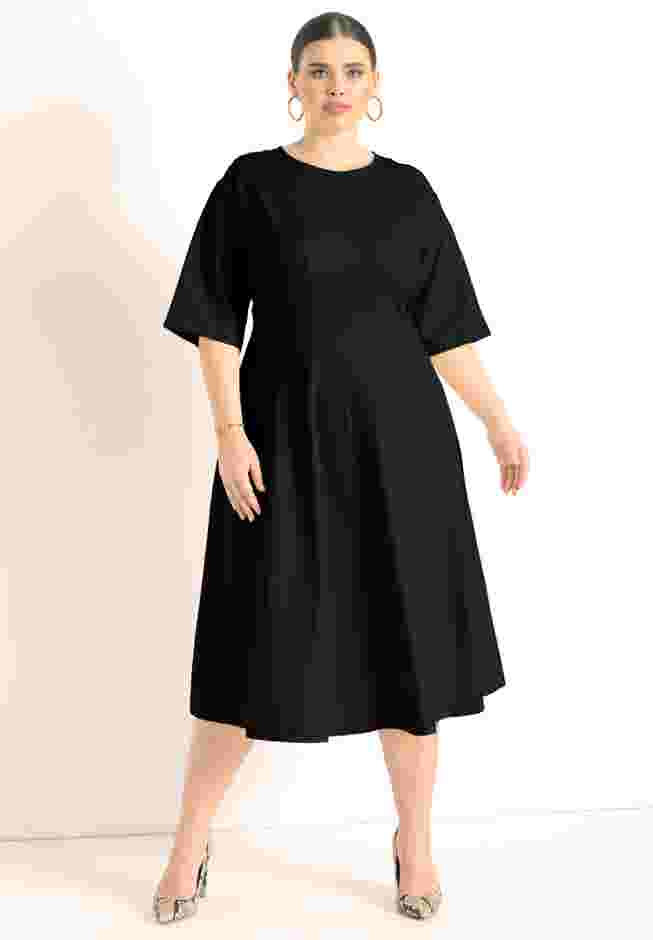Seam Detail Ponte Work Dress image number 0