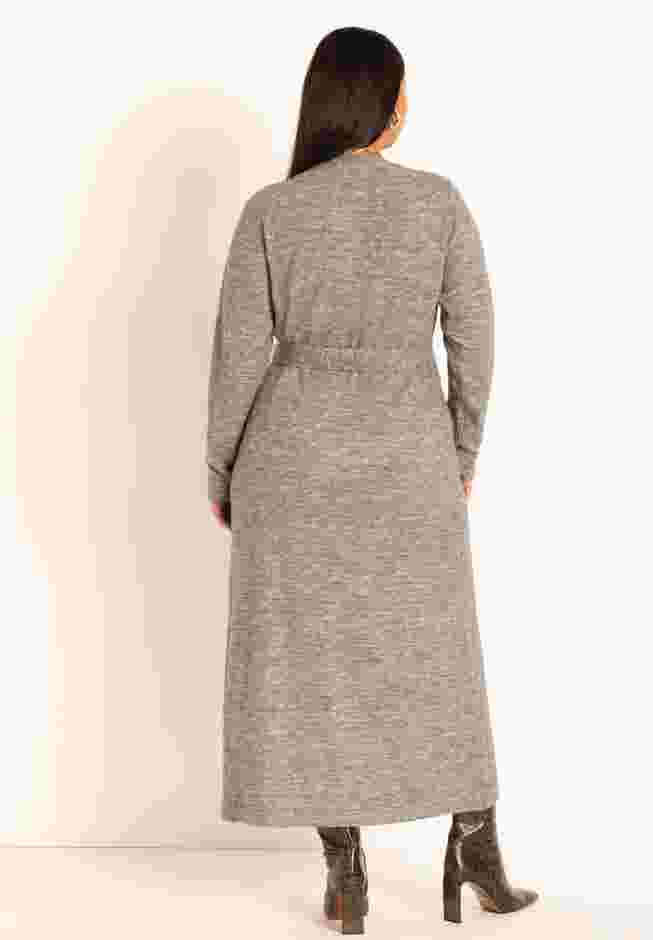Sweater Wrap Dress image number 2