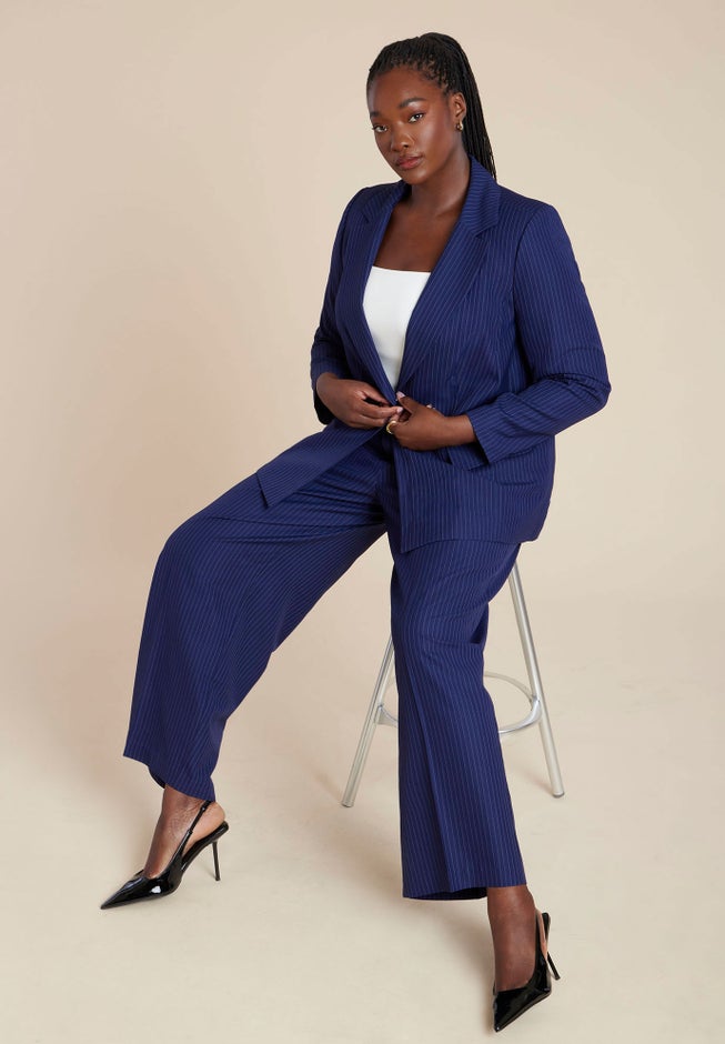 Pinstripe Blazer image number 2