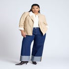 Pinstripe Blazer image number null