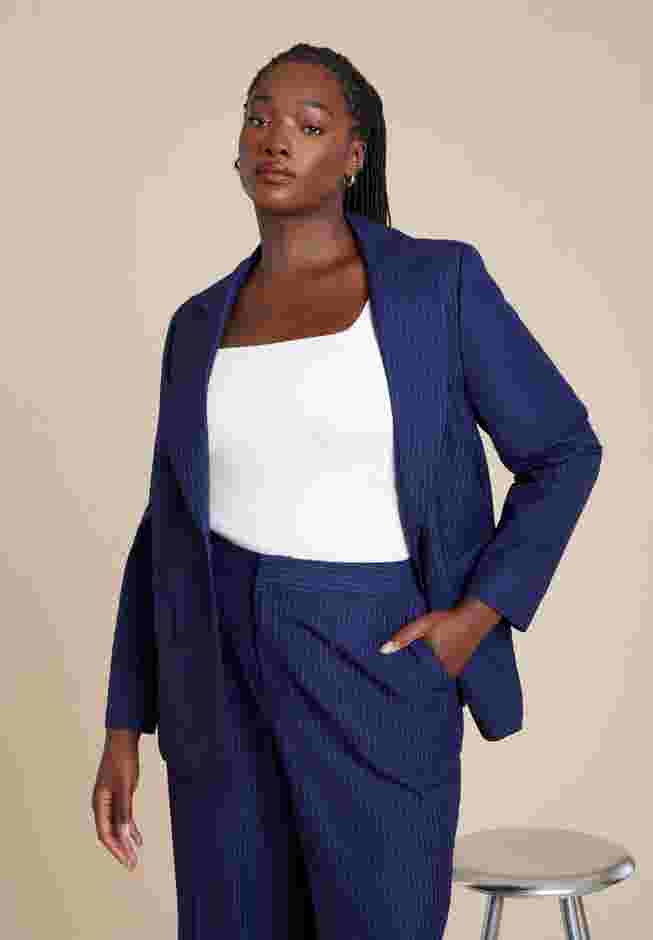 Pinstripe Blazer image number 0