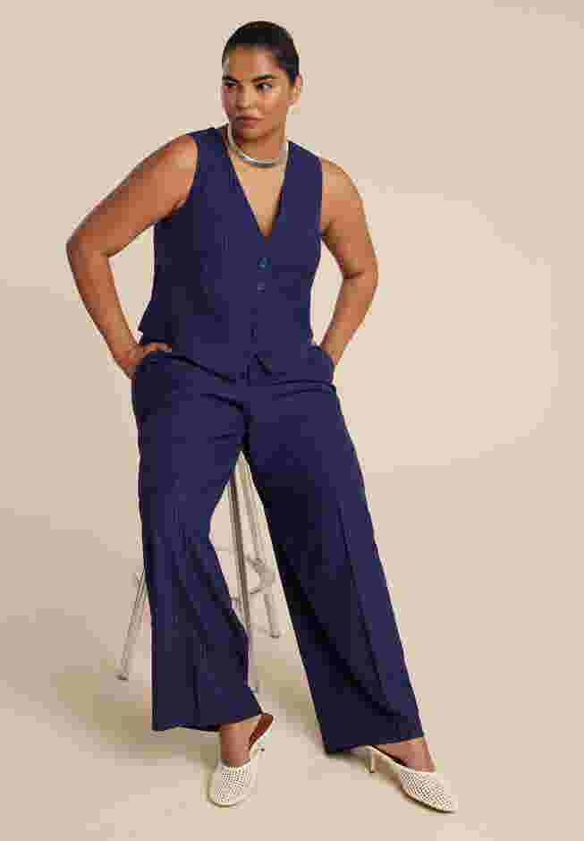 Pinstripe Suit Vest image number 2