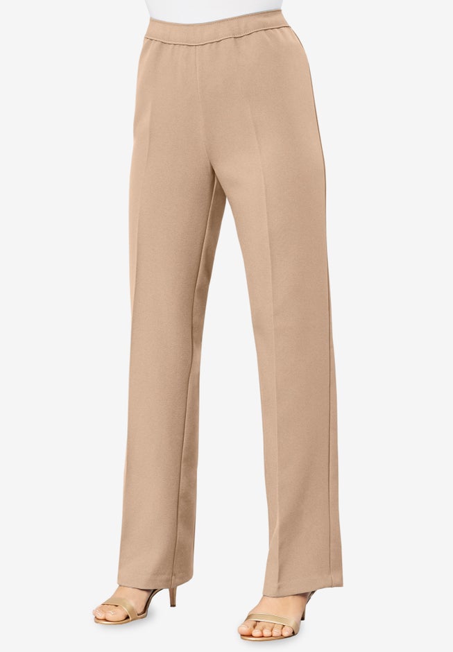 Plus Size Wide Leg Bend Over® Pant image number 3
