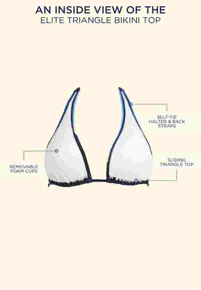 Elite Triangle Bikini Top image number 3