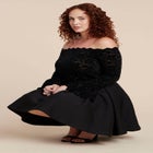 Off The Shoulder Lace Top image number null