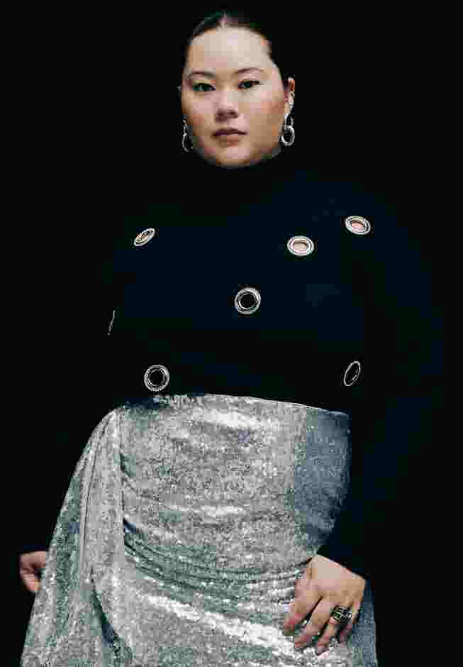 Oversized Grommet Sweater image number 0