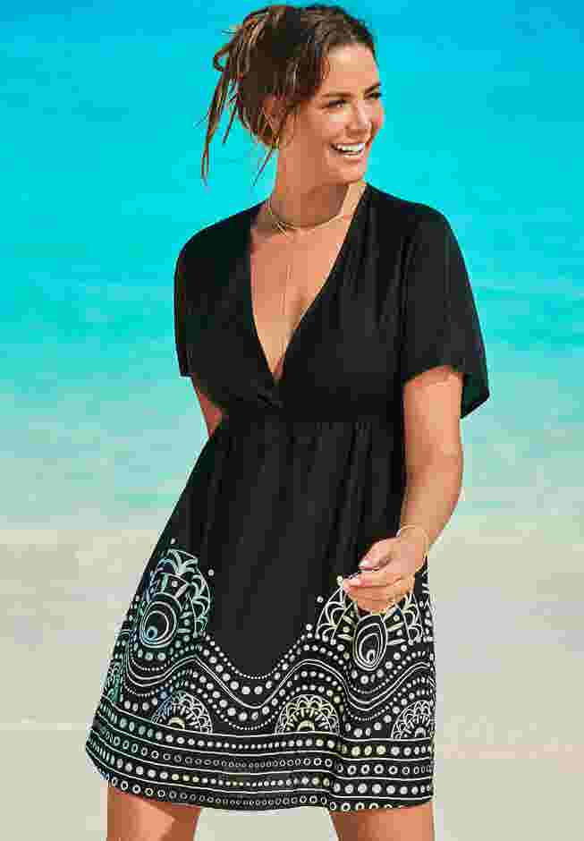 Kate V-Neck Cover Up Dress image number 0