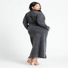 Denim Fitted Dress image number null