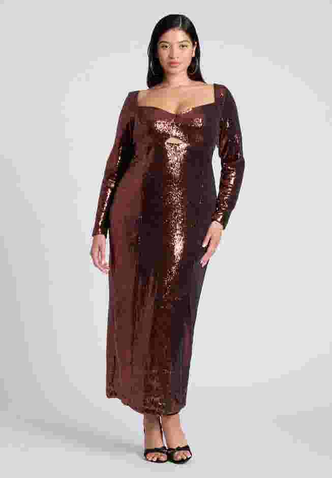 Maxi Sequin Dress image number 1