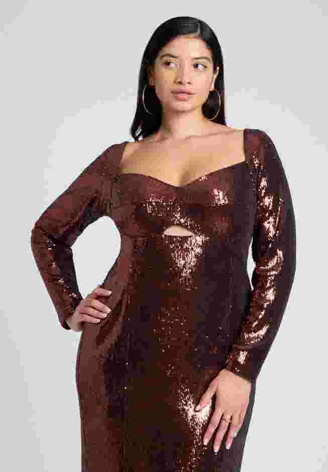 Maxi Sequin Dress image number 3