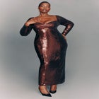 Maxi Sequin Dress image number null