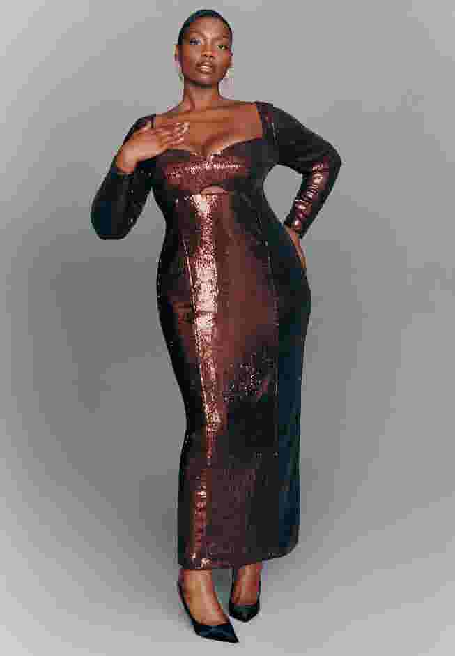 Maxi Sequin Dress image number 0