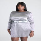 Pleated Mini Dress image number null