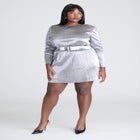 Pleated Mini Dress image number null