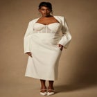 Bridal by ELOQUII Woven Jacket image number null