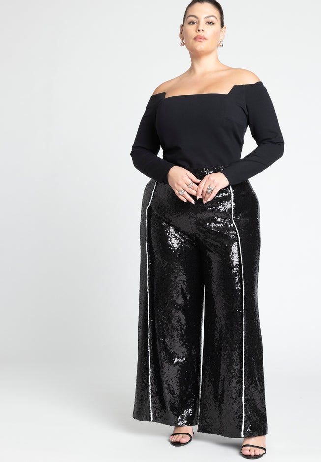 Square Neck Off The Shoulder Top image number 3