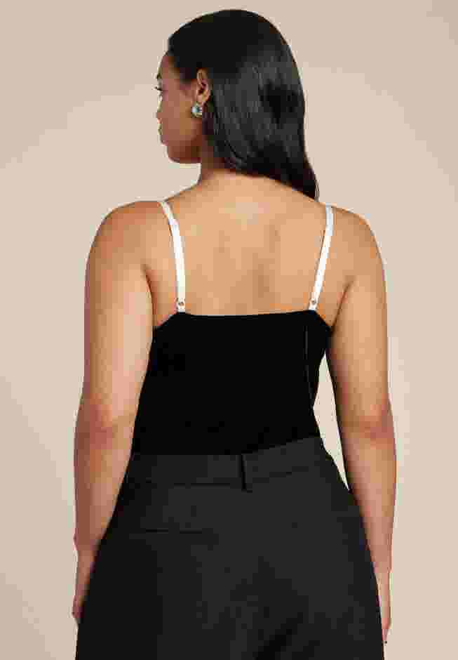 Contrast Bow Bodysuit image number 1