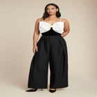 Contrast Bow Bodysuit image number null