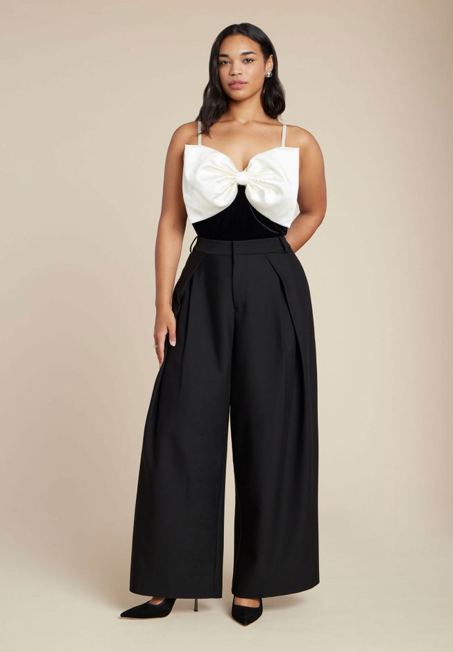 Contrast Bow Bodysuit image number 2