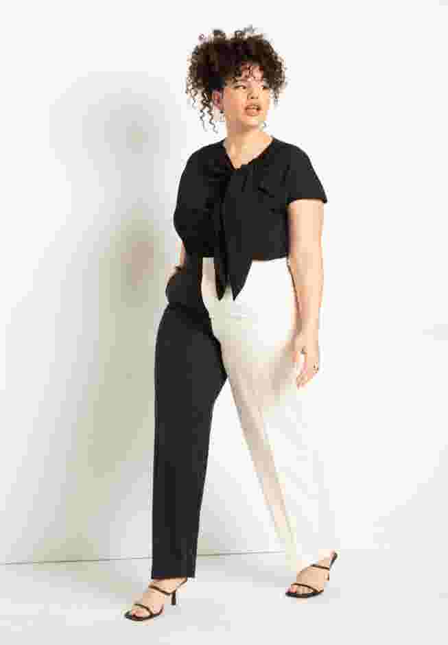 Draped Tie Detail Top image number 3