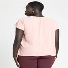 Draped Tie Detail Top image number null