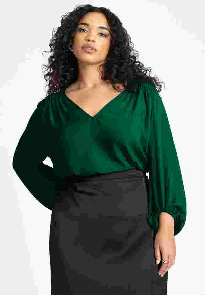 Shirring Detail Blouse image number 1