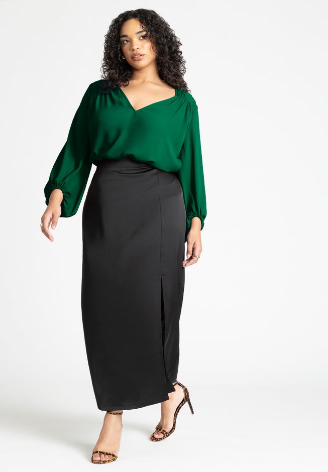 Shirring Detail Blouse image number null