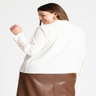 Pointed Collar Button Up Shirt image number null