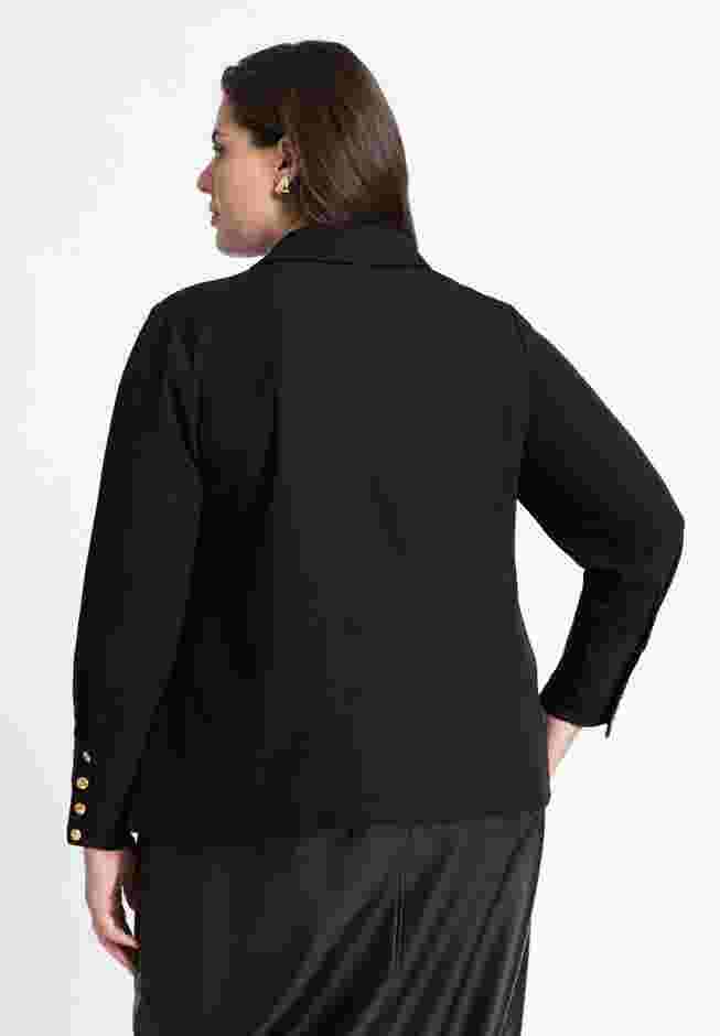 Pointed Collar Button Up Shirt image number 1